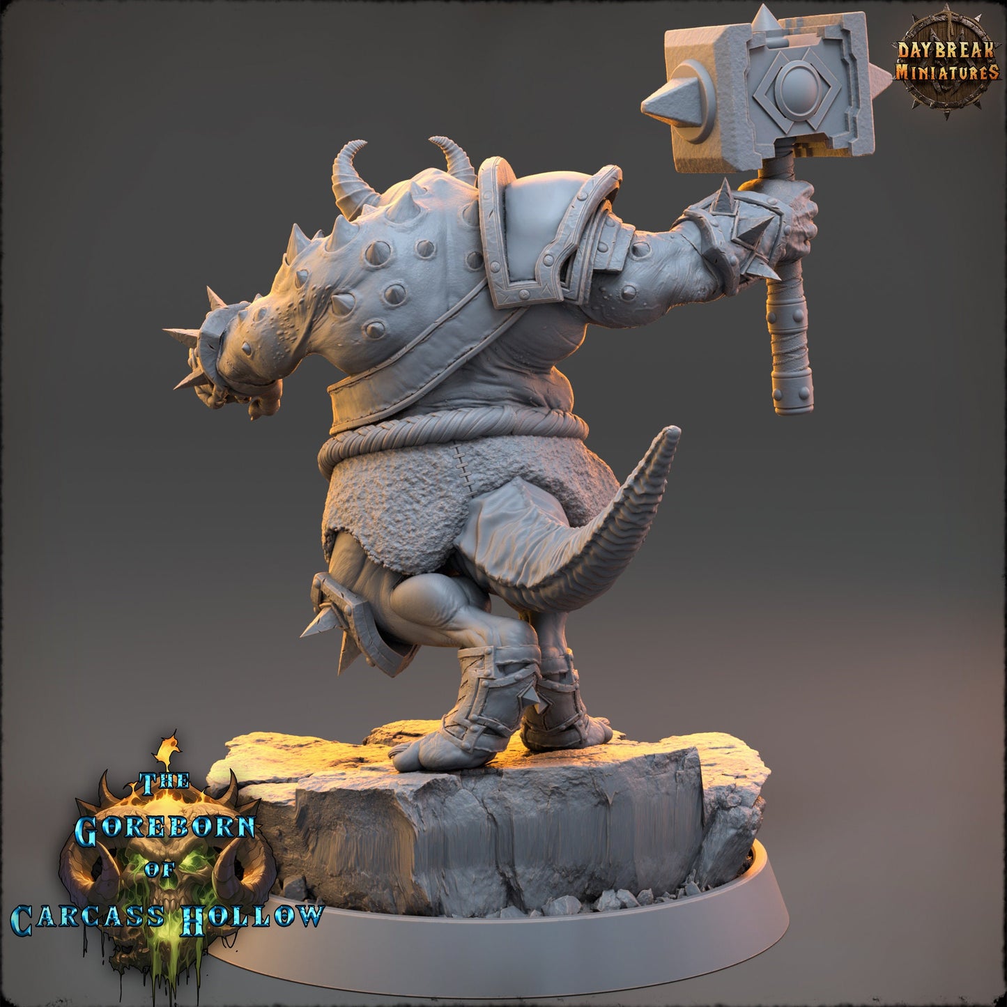 Goreborn Minion Valthor Gazz | DayBreak Miniatures | Compatible with D&D/AOS | Fantasy | Tabletop