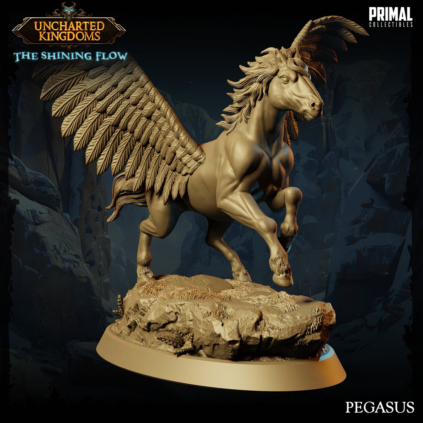 Pegasus | Primal Collectibles | Compatible with D&D/AoS | Fantasy