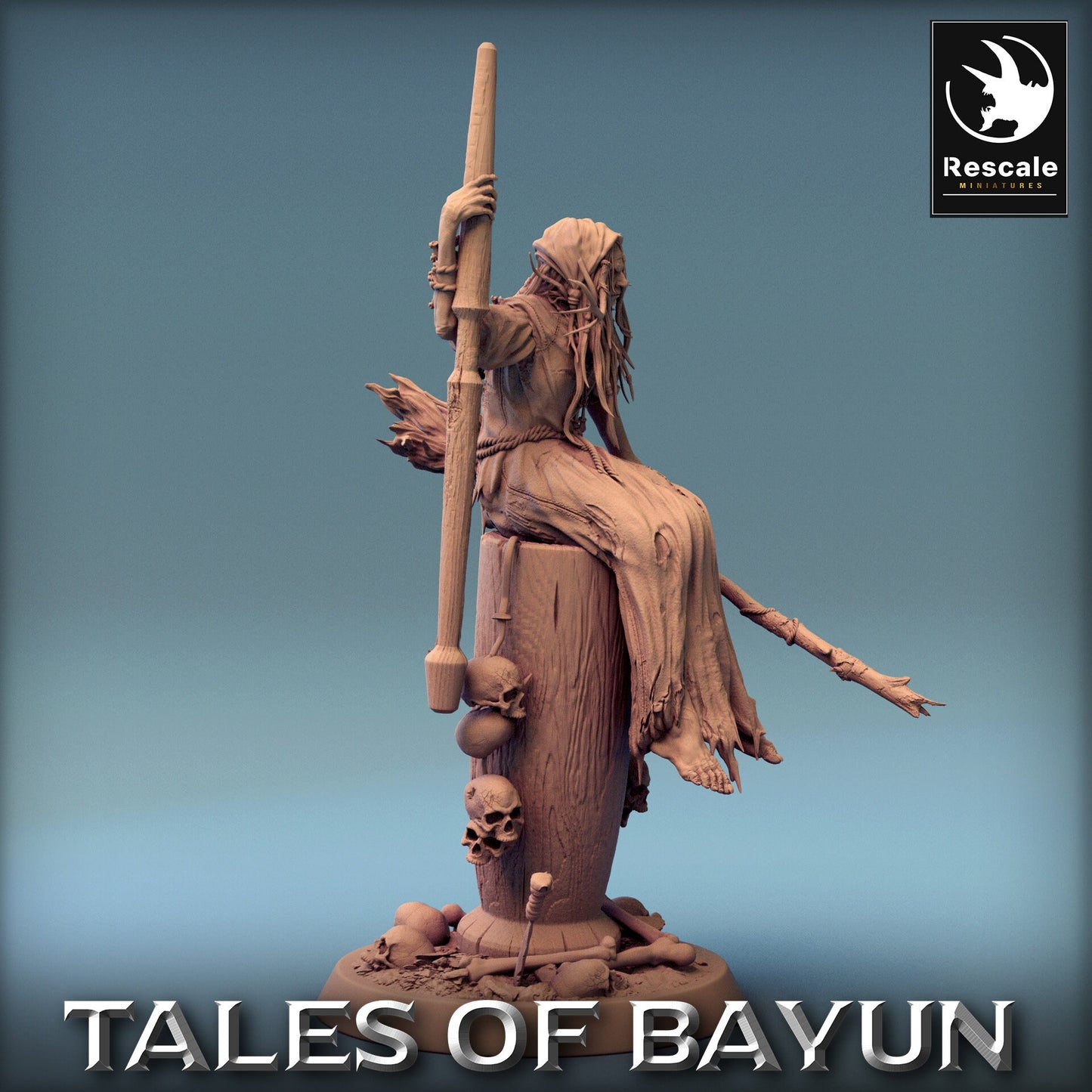 Bayun Babayaga | Rescale Miniatures | Compatible with D&D/AoS | Fantasy | Tabletop RPG
