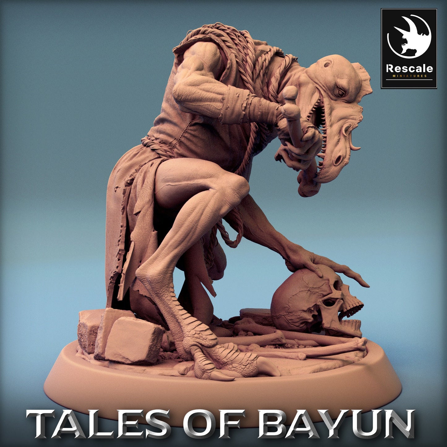 Bayun Kikimora Goule Eat No Hood | Rescale Miniatures | Compatible with D&D/AoS | Fantasy | Tabletop RPG