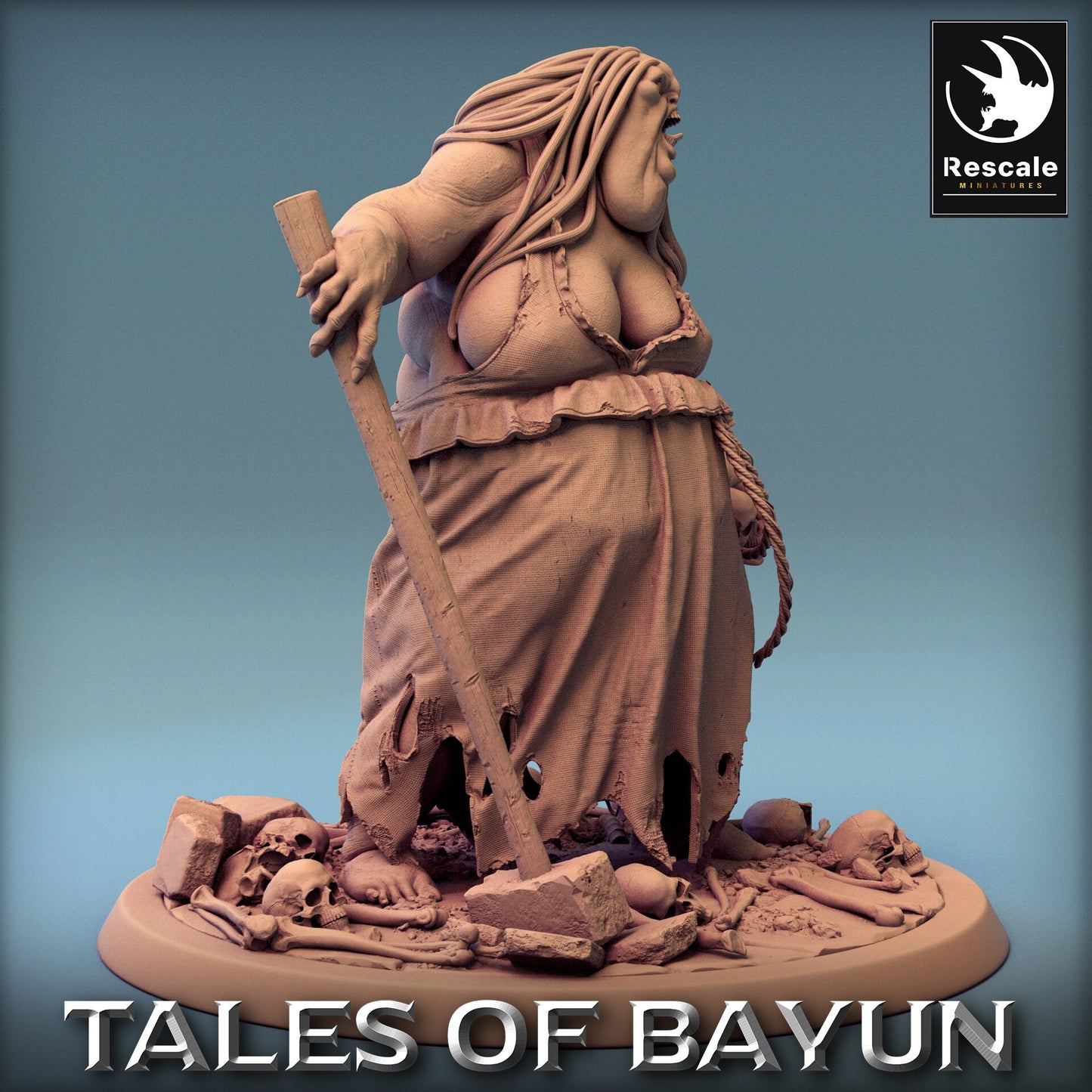 Bayun Kikimora Heavy Idle | Rescale Miniatures | Compatible with D&D/AoS | Fantasy | Tabletop RPG