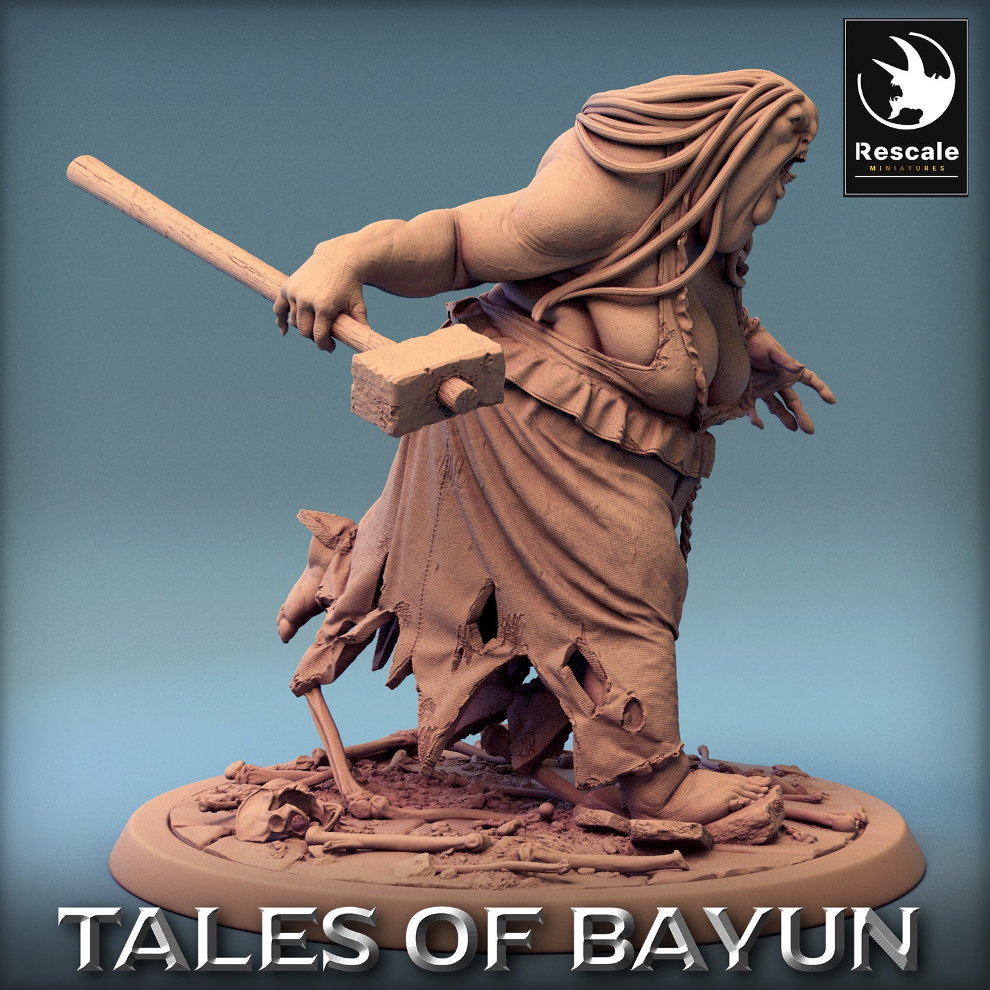Bayun Kikimora Heavy Run | Rescale Miniatures | Compatible with D&D/AoS | Fantasy | Tabletop RPG