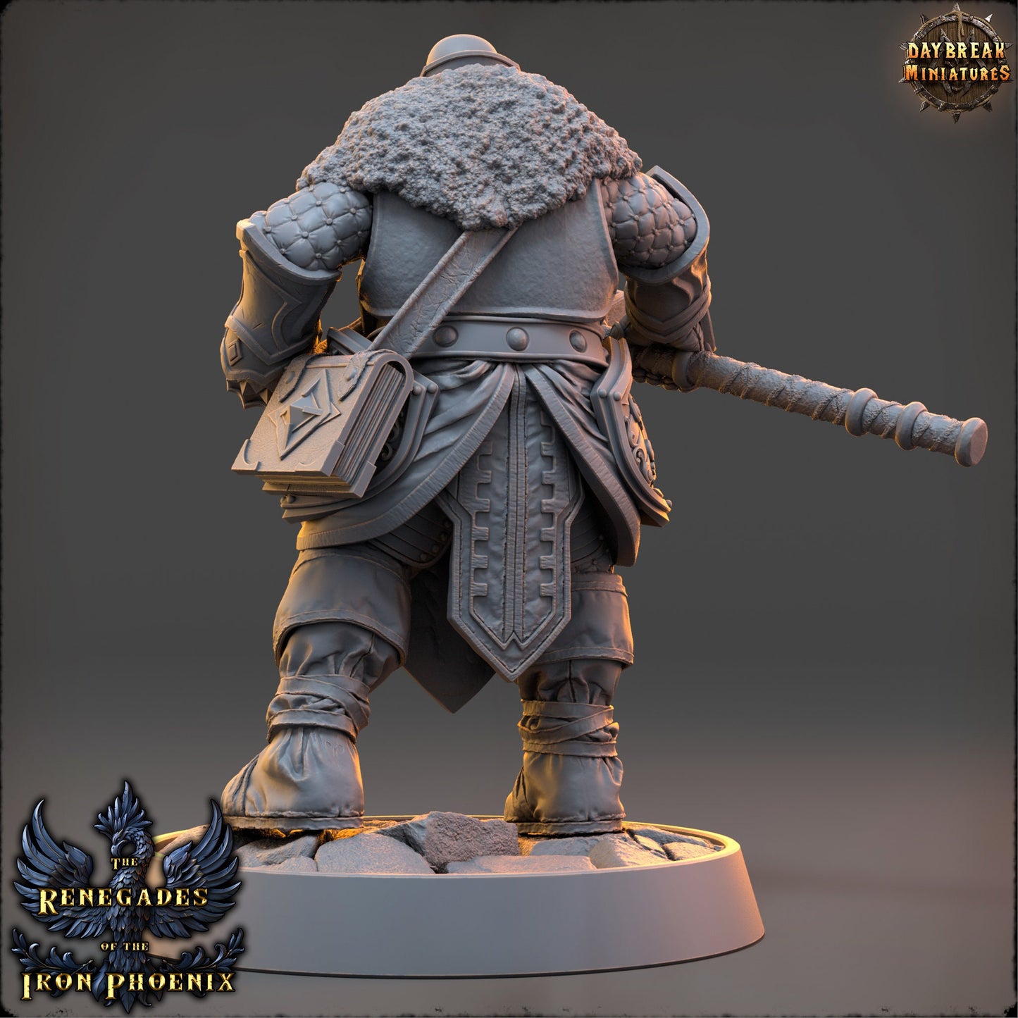 Paladin Knight Roland | DayBreak Miniatures | Compatible with D&D/AOS | Fantasy | Tabletop