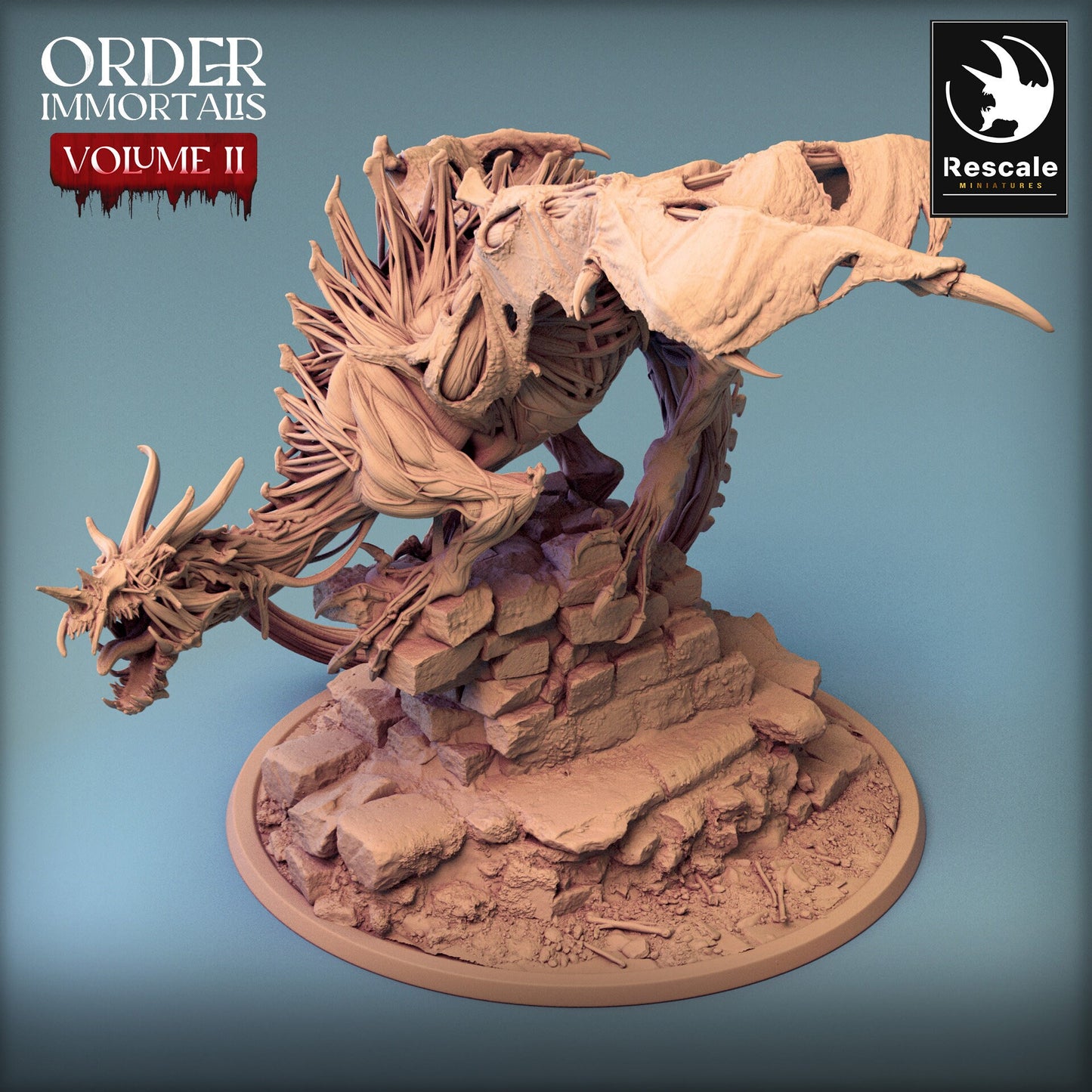 Immortalis Drake Guard | Rescale Miniatures | Compatible with D&D/AoS | Fantasy | Tabletop RPG