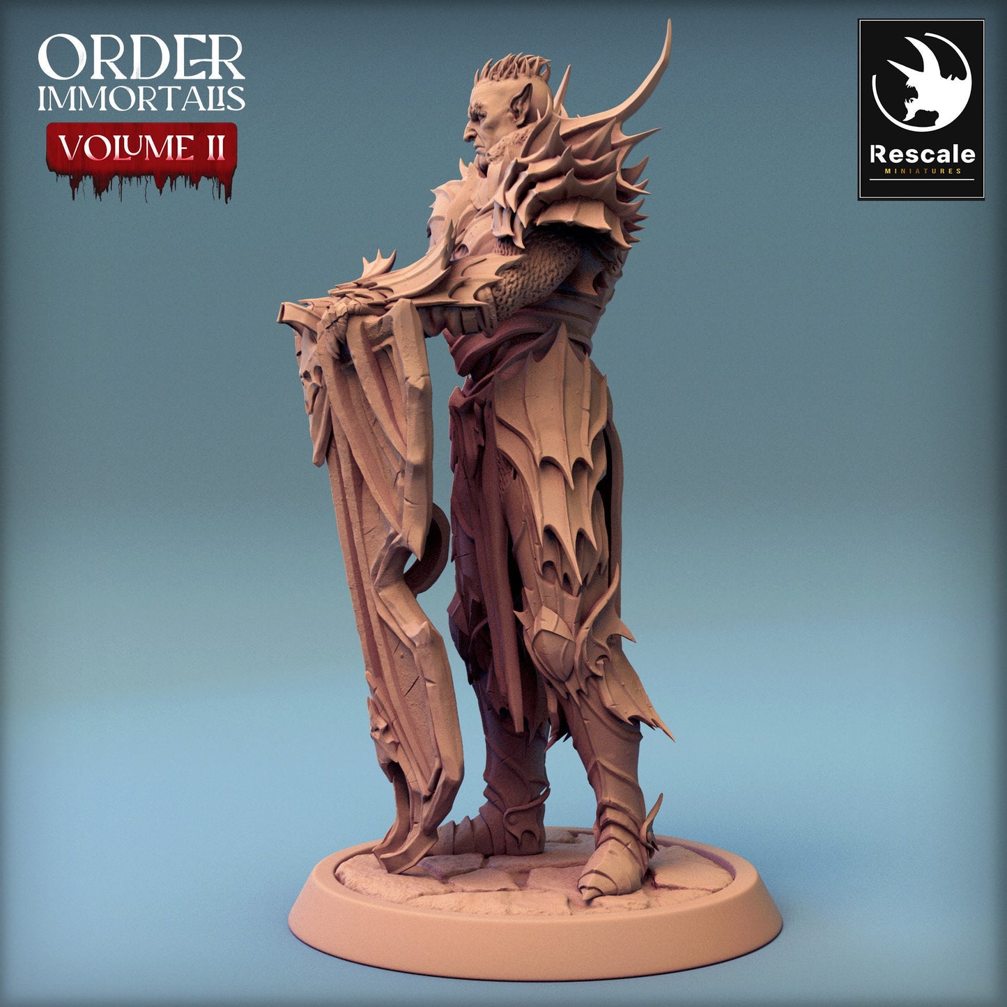 Immortalis Draven Protector | Rescale Miniatures | Compatible with D&D/AoS | Fantasy | Tabletop RPG