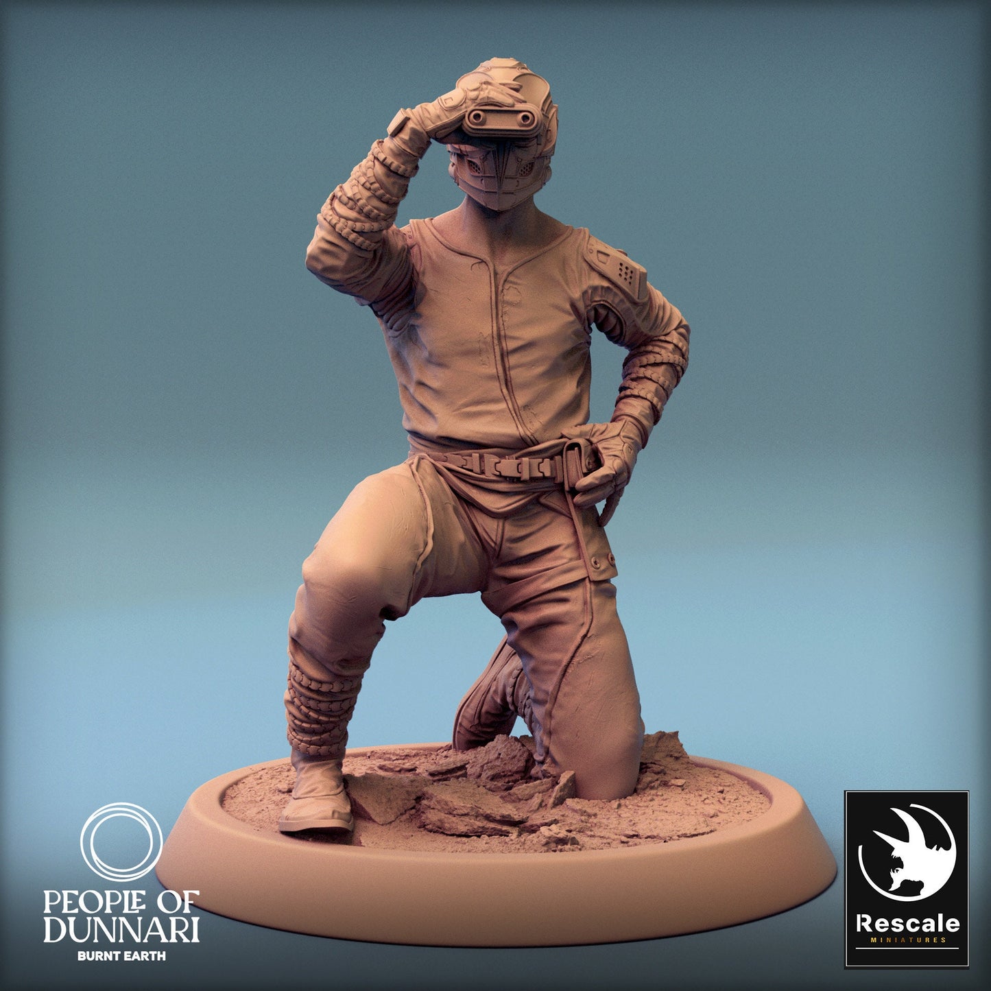 Dunnari Sandweaver Sit | Rescale Miniatures | Compatible with D&D/AoS | Fantasy | Tabletop RPG