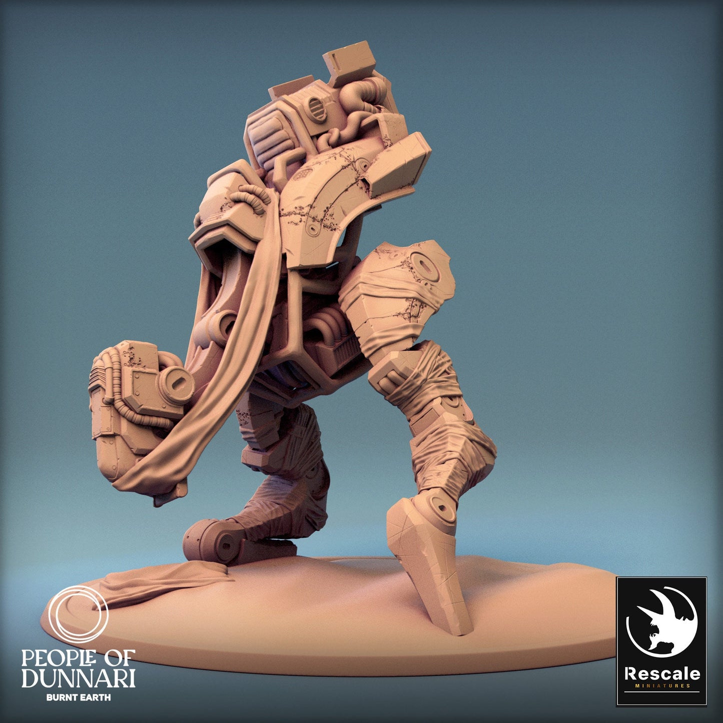 Dunnari Medoka Off Open Saddle | Rescale Miniatures | Compatible with D&D/AoS | Fantasy | Tabletop RPG