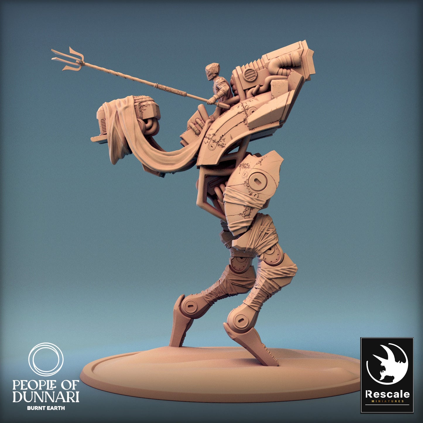 Dunnari Medoka Prep Close Rider | Rescale Miniatures | Compatible with D&D/AoS | Fantasy | Tabletop RPG