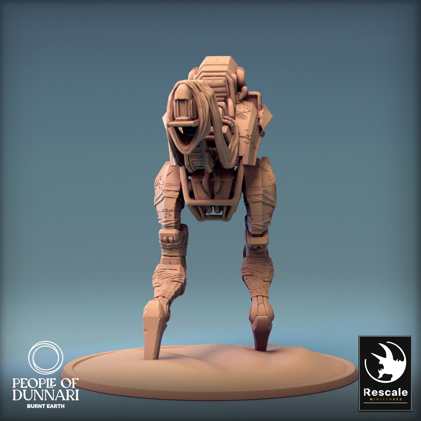 Dunnari Medoka Prep Close Saddle | Rescale Miniatures | Compatible with D&D/AoS | Fantasy | Tabletop RPG