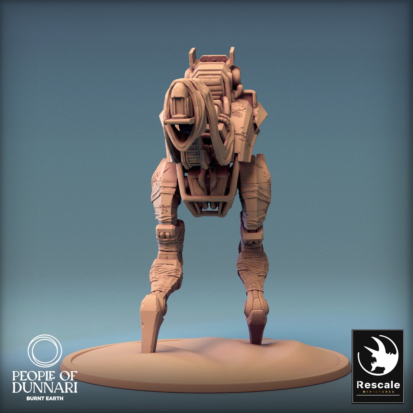 Dunnari Medoka Prep Open Saddle | Rescale Miniatures | Compatible with D&D/AoS | Fantasy | Tabletop RPG