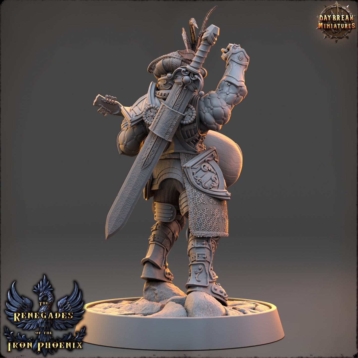 Female Bard Heloise | DayBreak Miniatures | Compatible with D&D/AOS | Fantasy | Tabletop