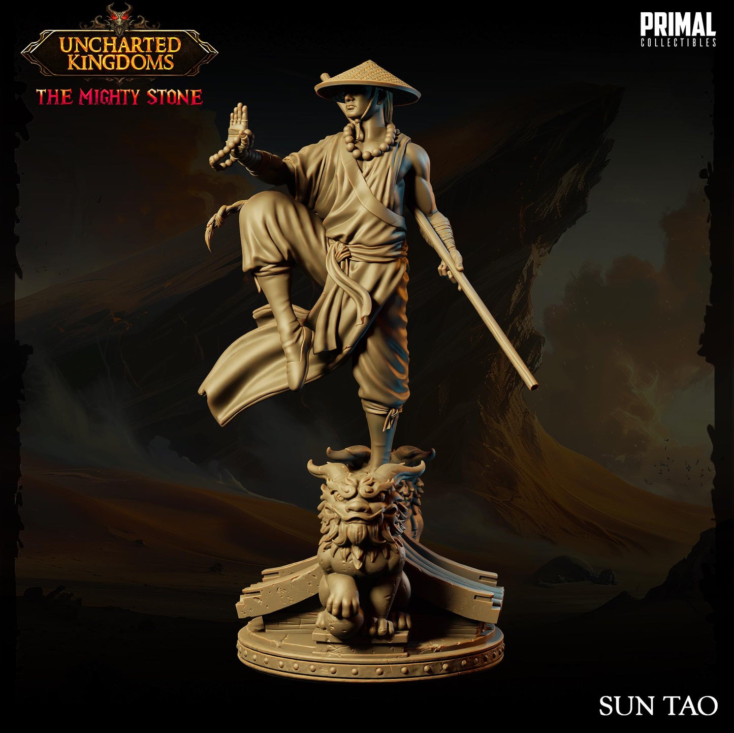 Monk Sun Tao | Primal Collectibles | Compatible with D&D/AoS | Fantasy
