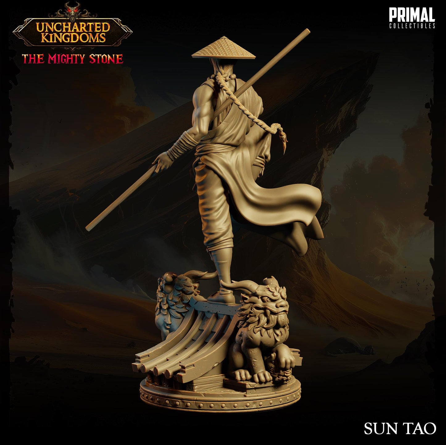 Monk Sun Tao | Primal Collectibles | Compatible with D&D/AoS | Fantasy