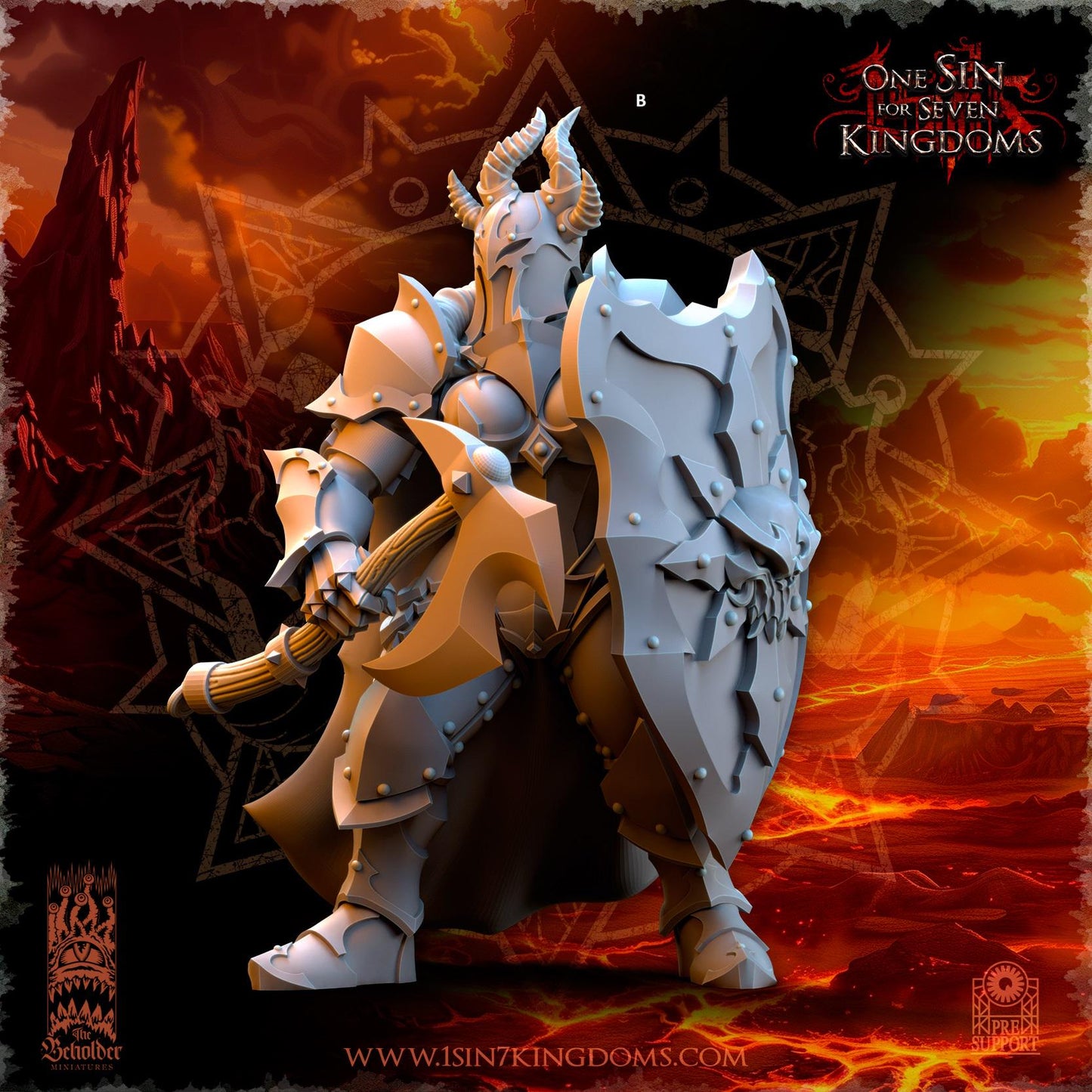 Realms of Mayhem Female Maidens | The Beholder Miniatures | Compatible with D&D/AoS | Fantasy | Tabletop RPG