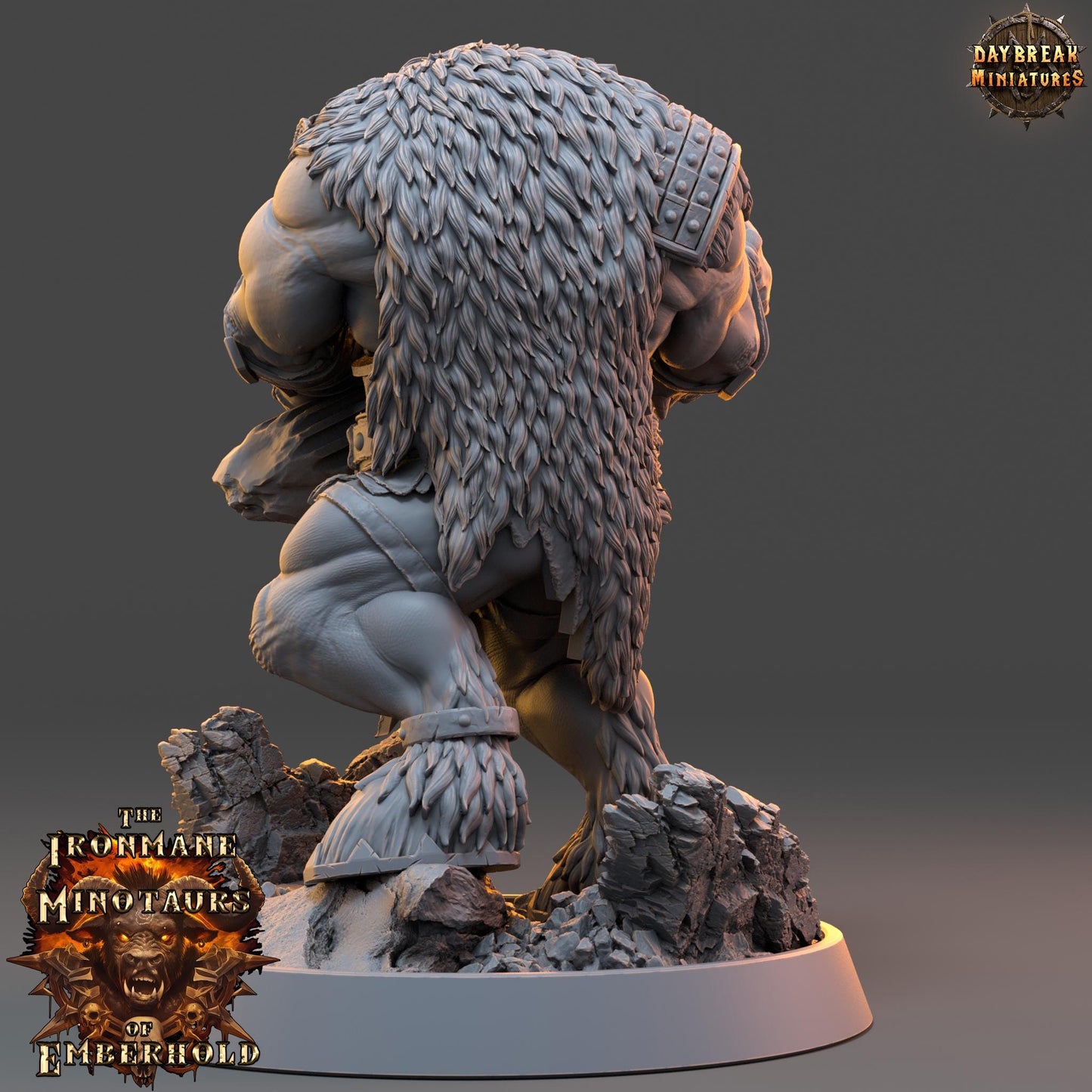 Minotaur Fighter Balgar | DayBreak Miniatures | Two Handed Weapons | Compatible with D&D/AOS | Fantasy | Tabletop RPG