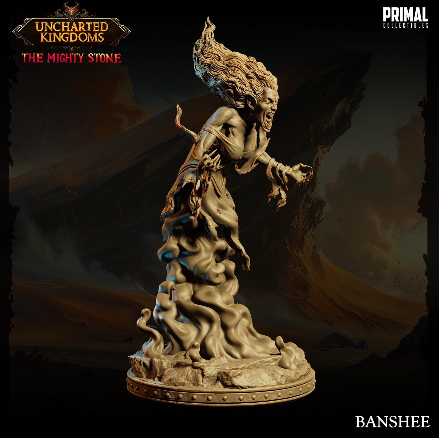 Female Howling Banshee | Primal Collectibles | Compatible with D&D/AoS | Fantasy