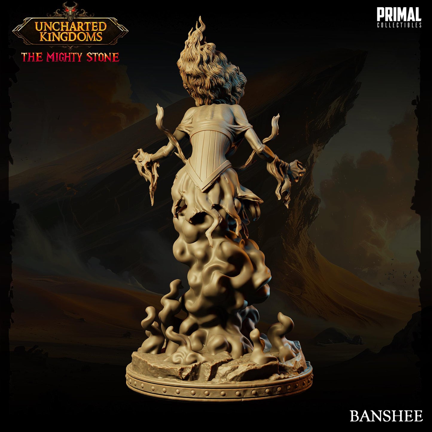 Female Howling Banshee | Primal Collectibles | Compatible with D&D/AoS | Fantasy