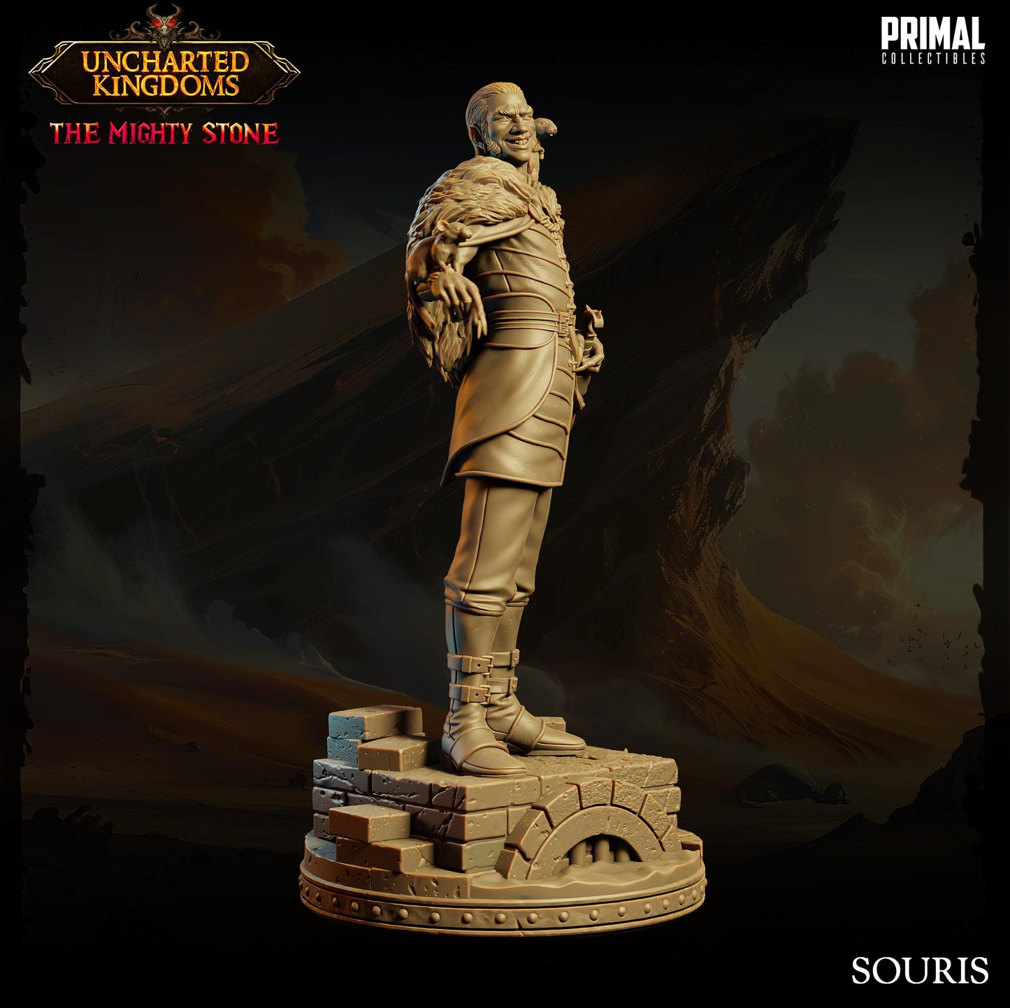 Human Rat Catcher Souris | Primal Collectibles | Compatible with D&D/AoS | Fantasy