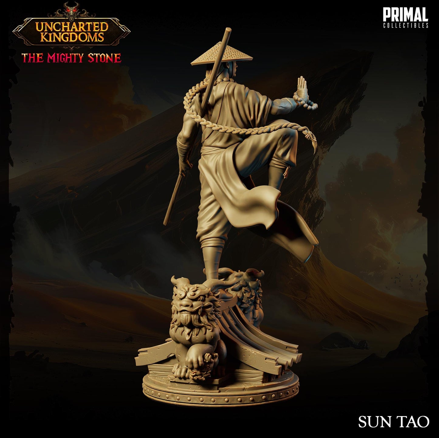 Monk Sun Tao | Primal Collectibles | Compatible with D&D/AoS | Fantasy