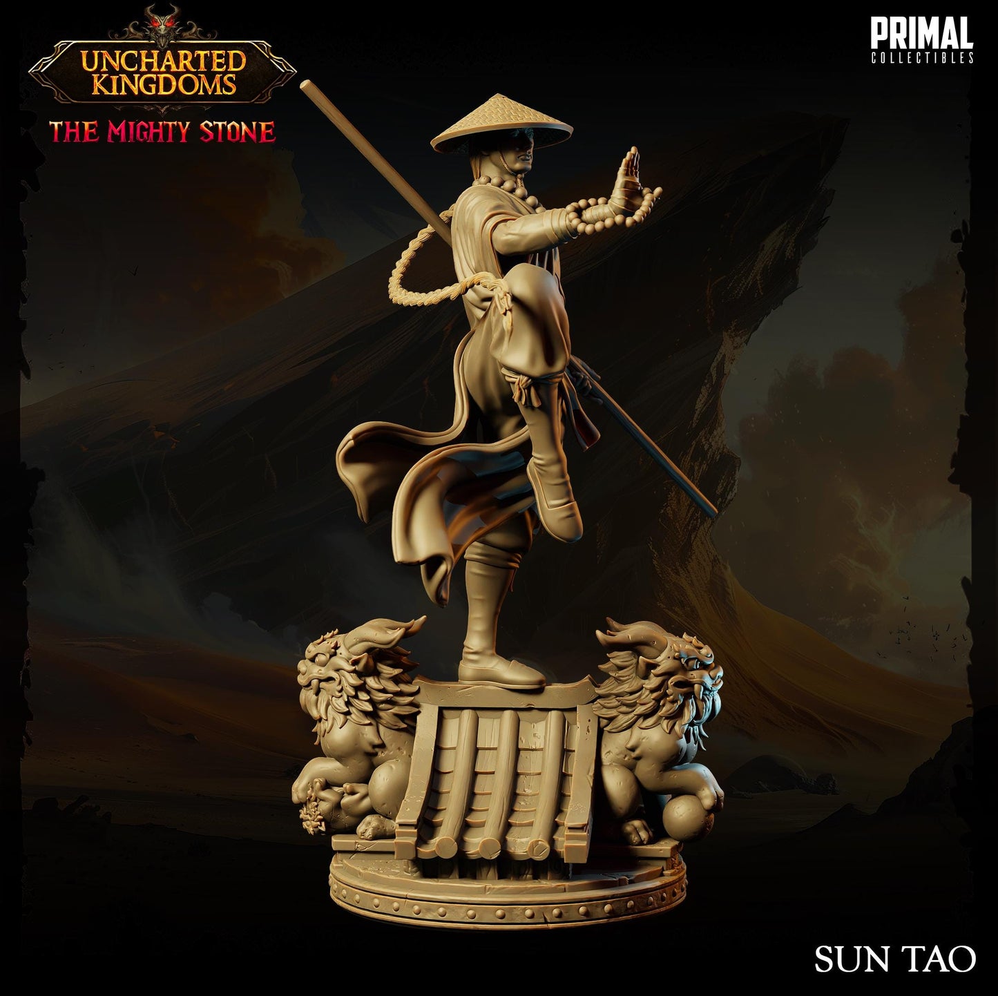 Monk Sun Tao | Primal Collectibles | Compatible with D&D/AoS | Fantasy