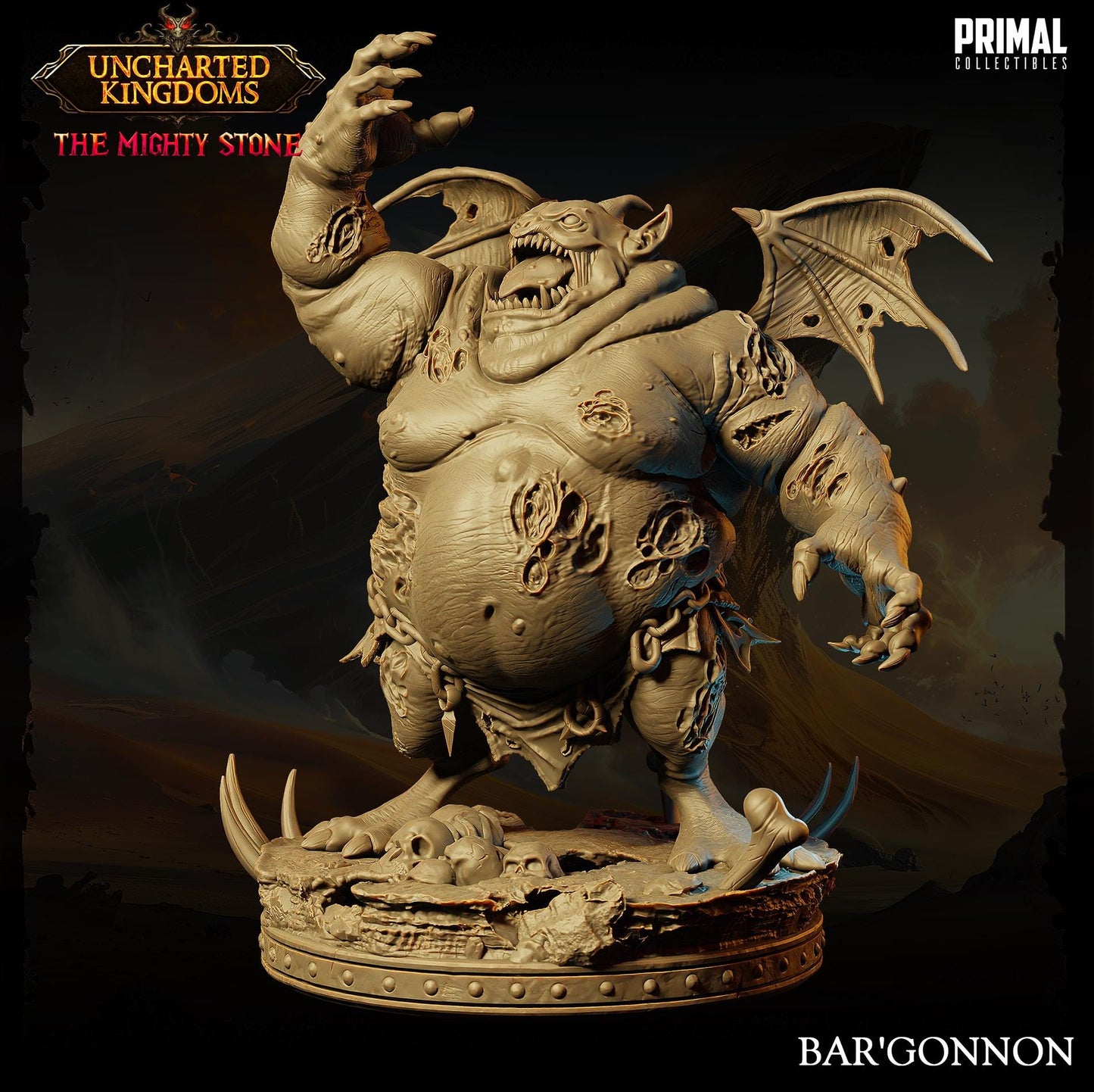 Greed Demon Bar'gonnon | Primal Collectibles | Compatible with D&D/AoS | Fantasy