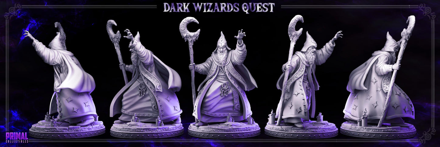 High Mage Hasaugul | Primal Collectibles | Compatible with D&D/AoS | Fantasy