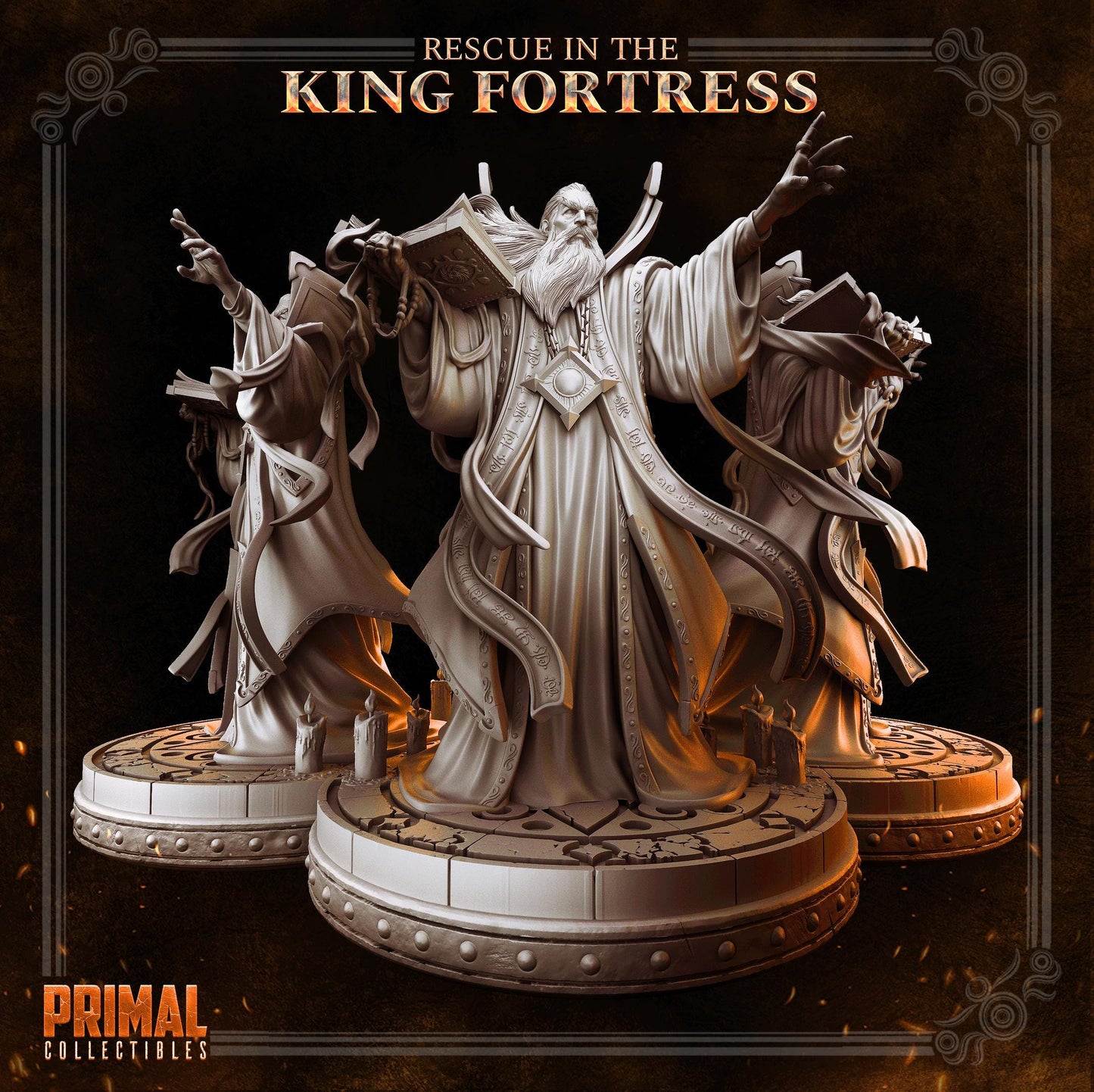 Dungeon Master Zahir the Guide | Primal Collectibles | Compatible with D&D/AoS | Fantasy