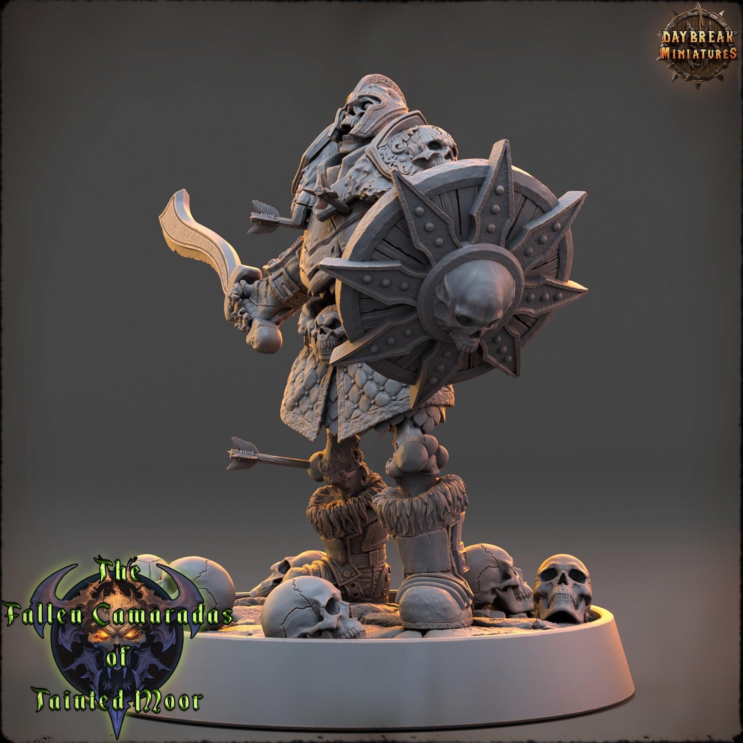 Undead Skeleton Lord Varnorsk | DayBreak Miniatures | Compatible with D&D/AOS | Fantasy | Tabletop