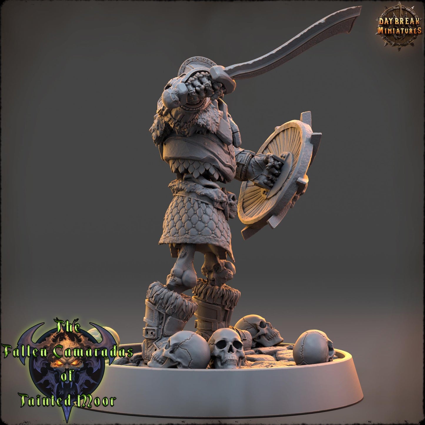 Undead Skeleton Grandmaster Rot | DayBreak Miniatures | Compatible with D&D/AOS | Fantasy | Tabletop