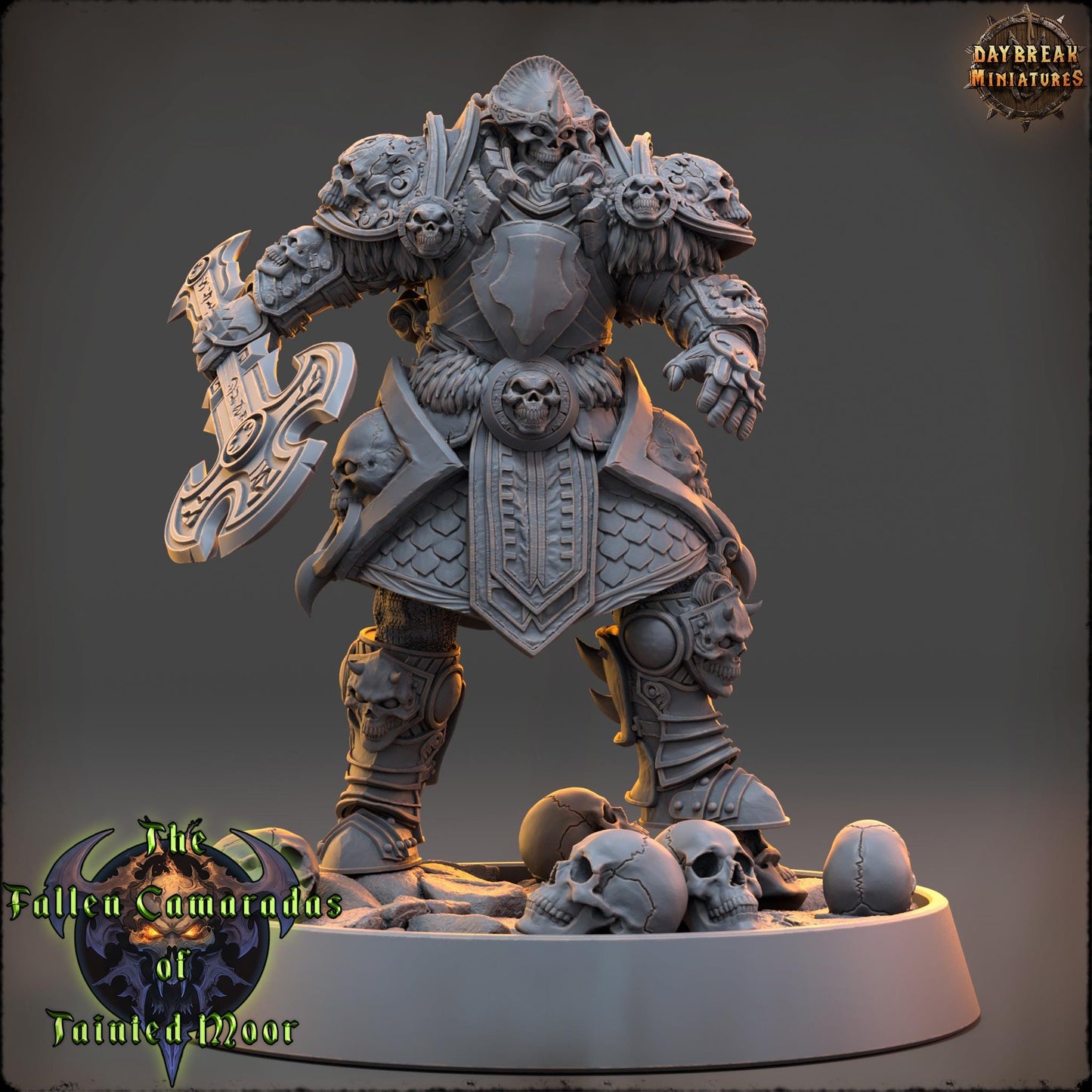 Undead Skeleton Spectral Overseer | DayBreak Miniatures | Compatible with D&D/AOS | Fantasy | Tabletop