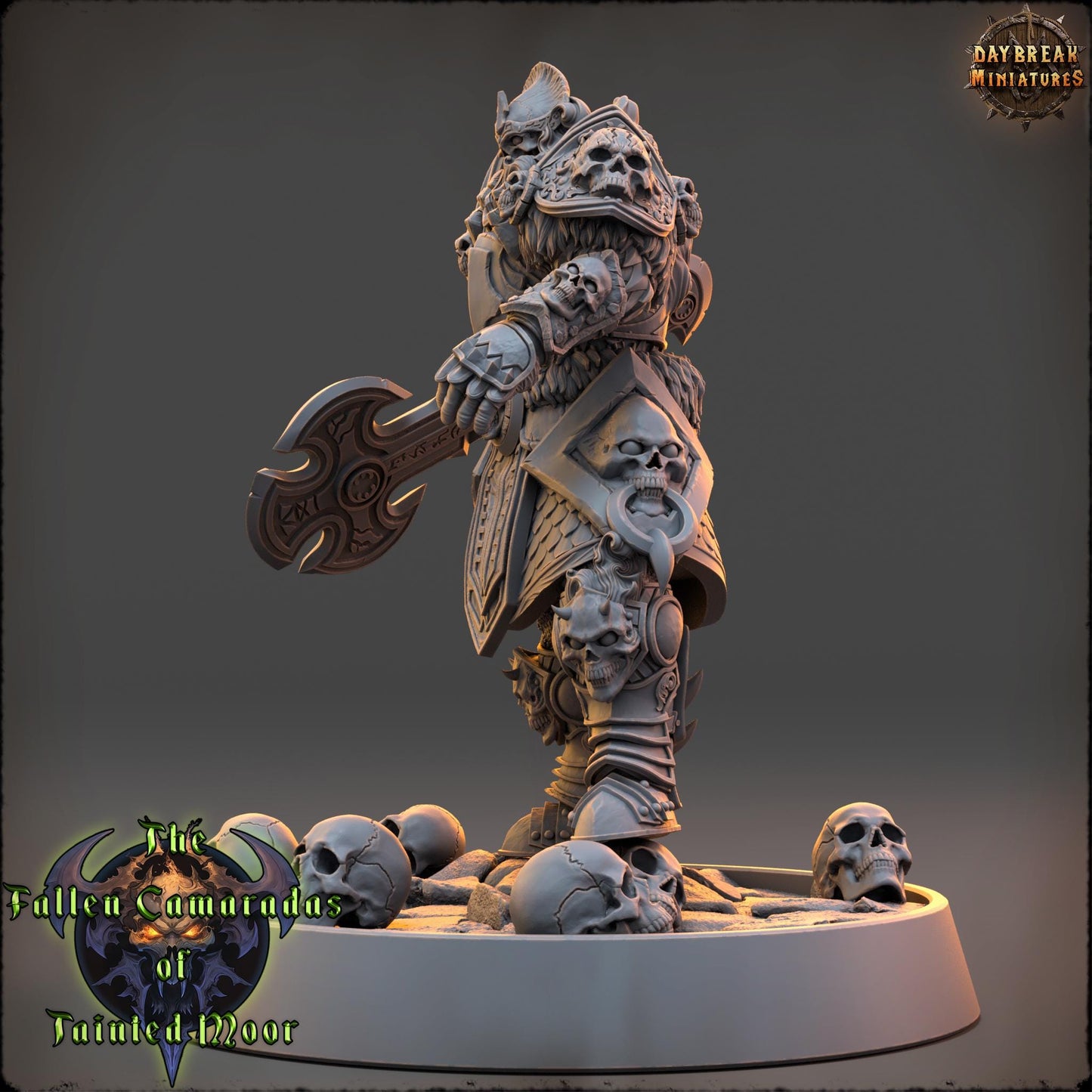 Undead Skeleton Spectral Overseer | DayBreak Miniatures | Compatible with D&D/AOS | Fantasy | Tabletop