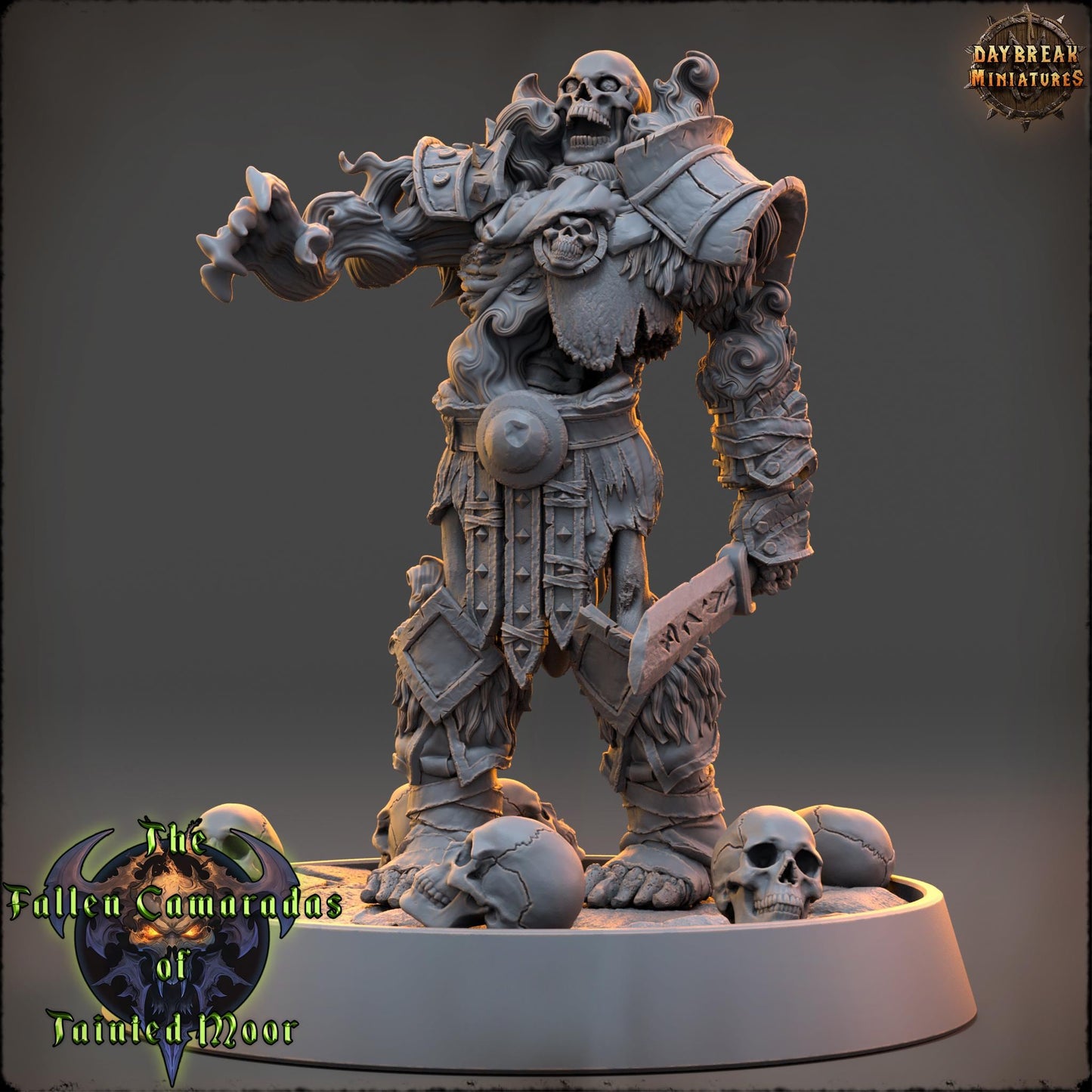 Undead Skeleton Void Herald | DayBreak Miniatures | Compatible with D&D/AOS | Fantasy | Tabletop