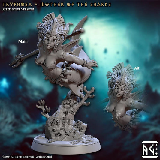 Female Mirmidon Tryphosa | Artisan Guild Miniatures | Compatible with D&D/AoS | Fantasy | Tabletop RPG