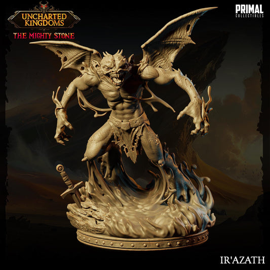 Fire Demon Ir'azath | Primal Collectibles | Compatible with D&D/AoS | Fantasy