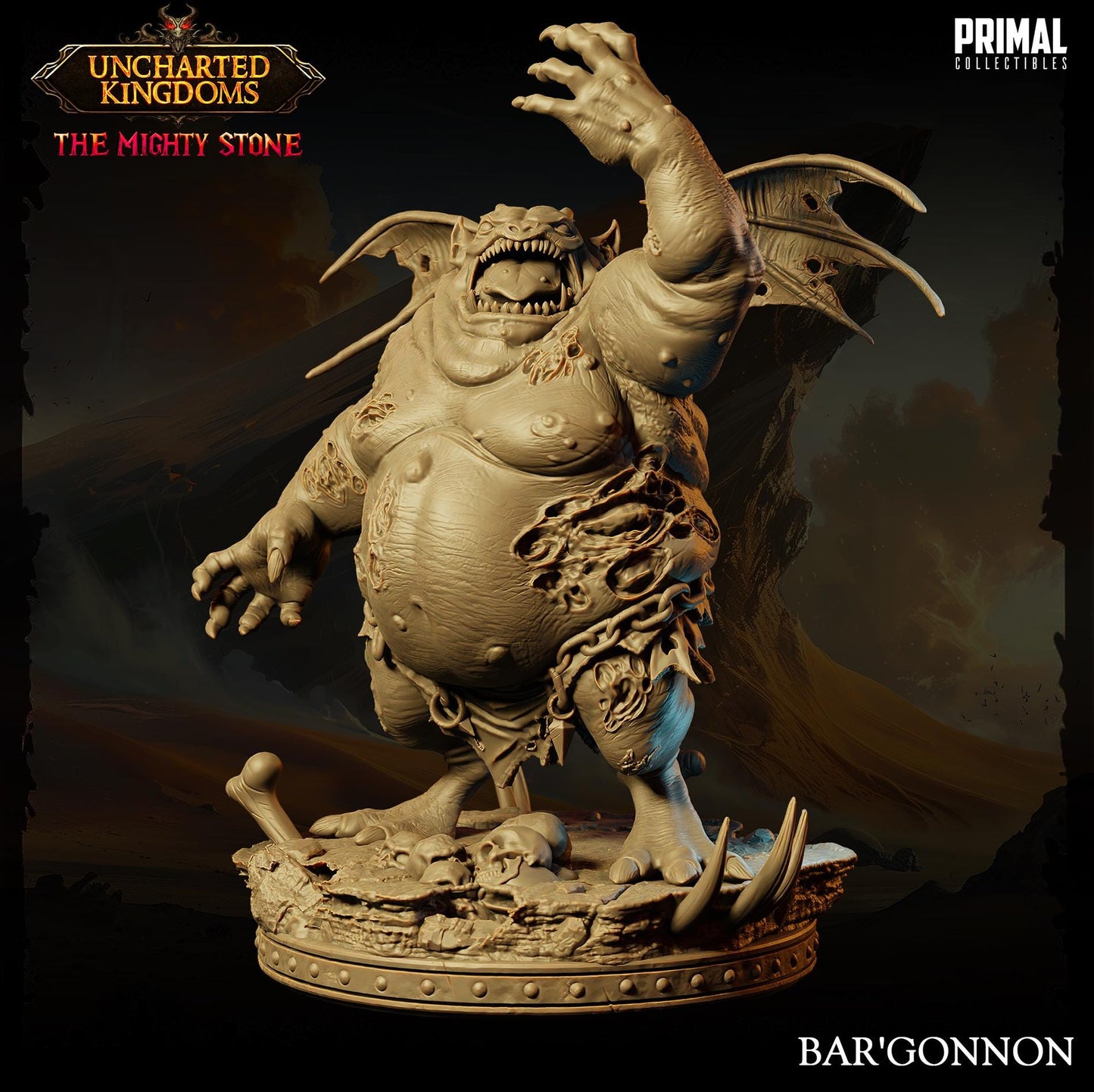 Greed Demon Bar'gonnon | Primal Collectibles | Compatible with D&D/AoS | Fantasy