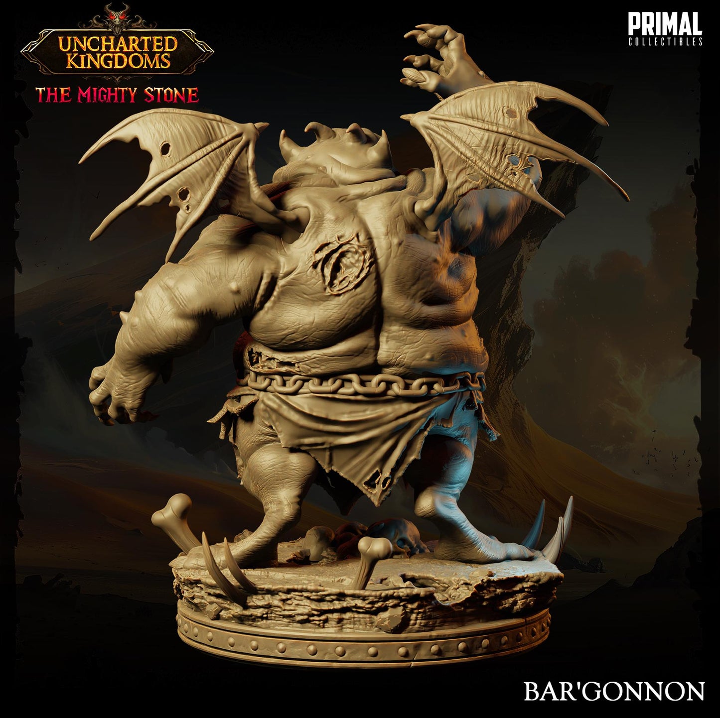 Greed Demon Bar'gonnon | Primal Collectibles | Compatible with D&D/AoS | Fantasy