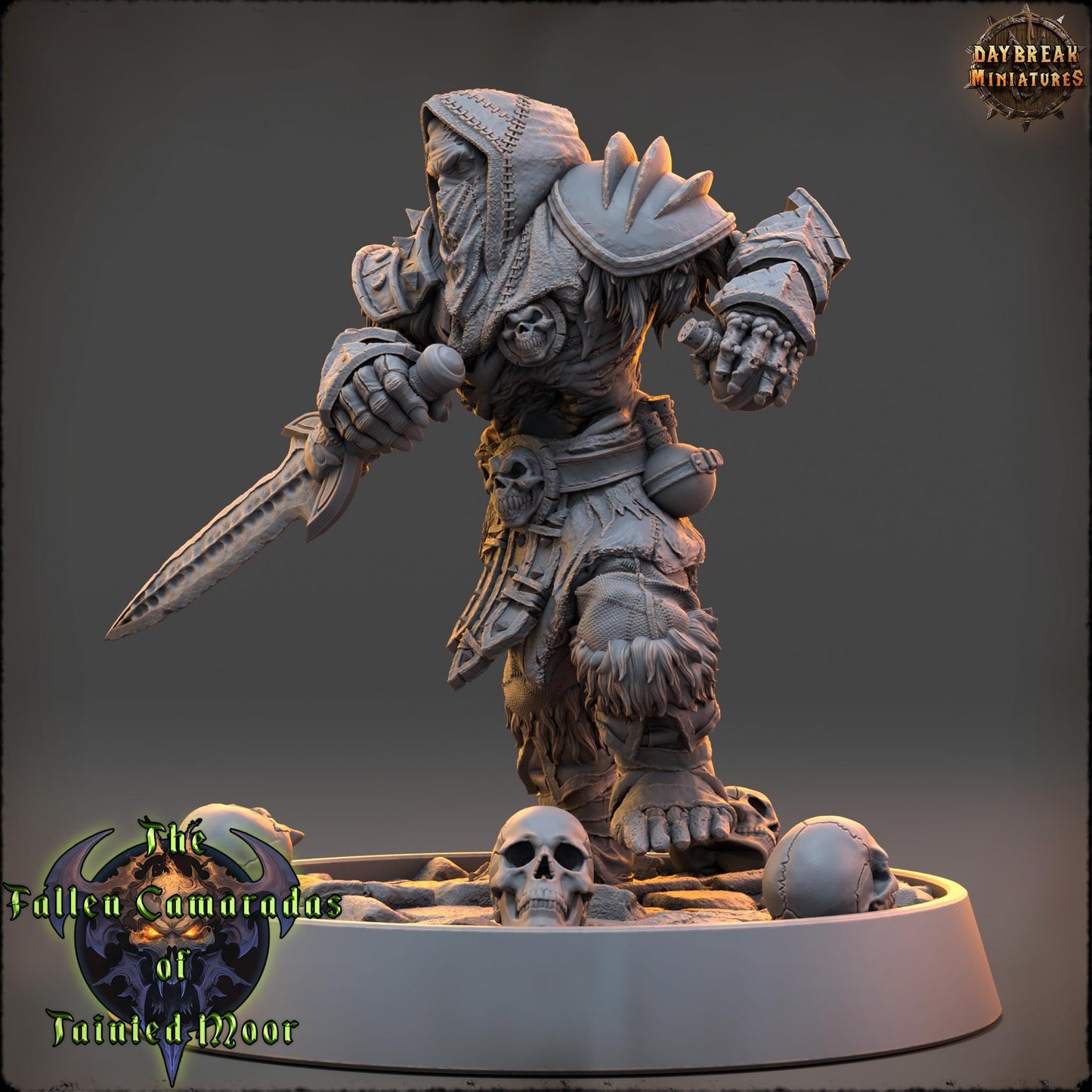 Undead Skeleton Skarth Hollowfist | DayBreak Miniatures | Compatible with D&D/AOS | Fantasy | Tabletop
