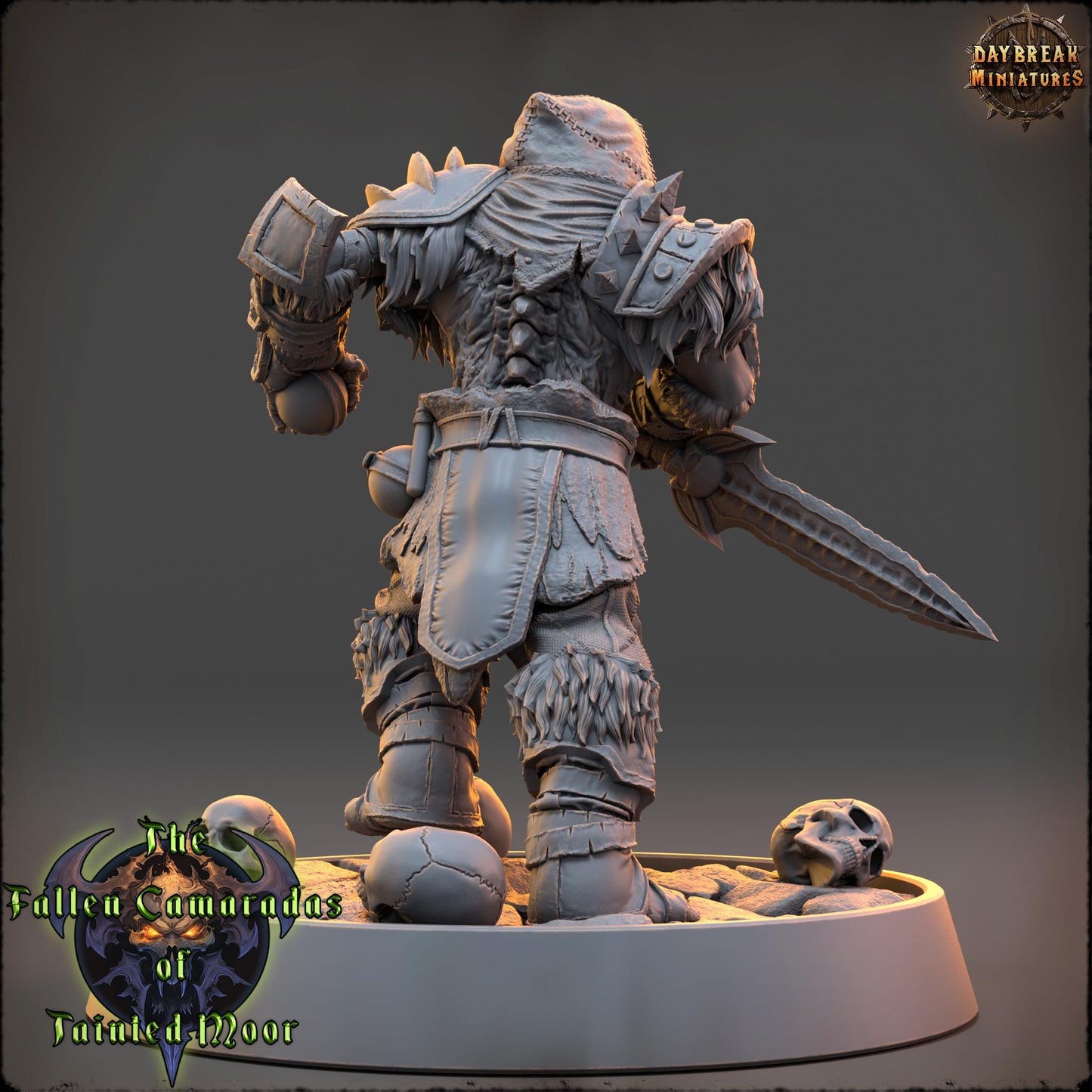Undead Skeleton Skarth Hollowfist | DayBreak Miniatures | Compatible with D&D/AOS | Fantasy | Tabletop