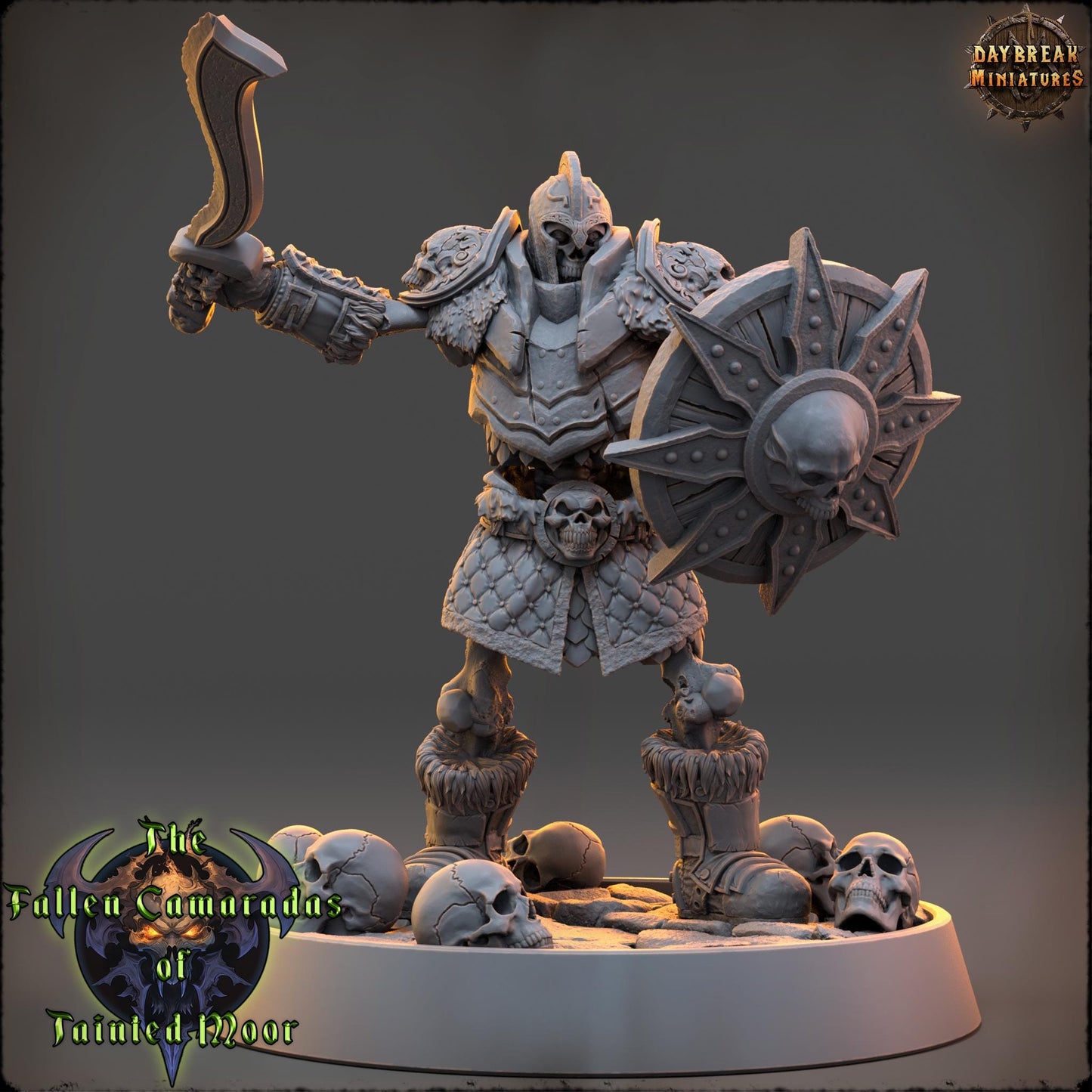 Undead Skeleton Grandmaster Rot | DayBreak Miniatures | Compatible with D&D/AOS | Fantasy | Tabletop