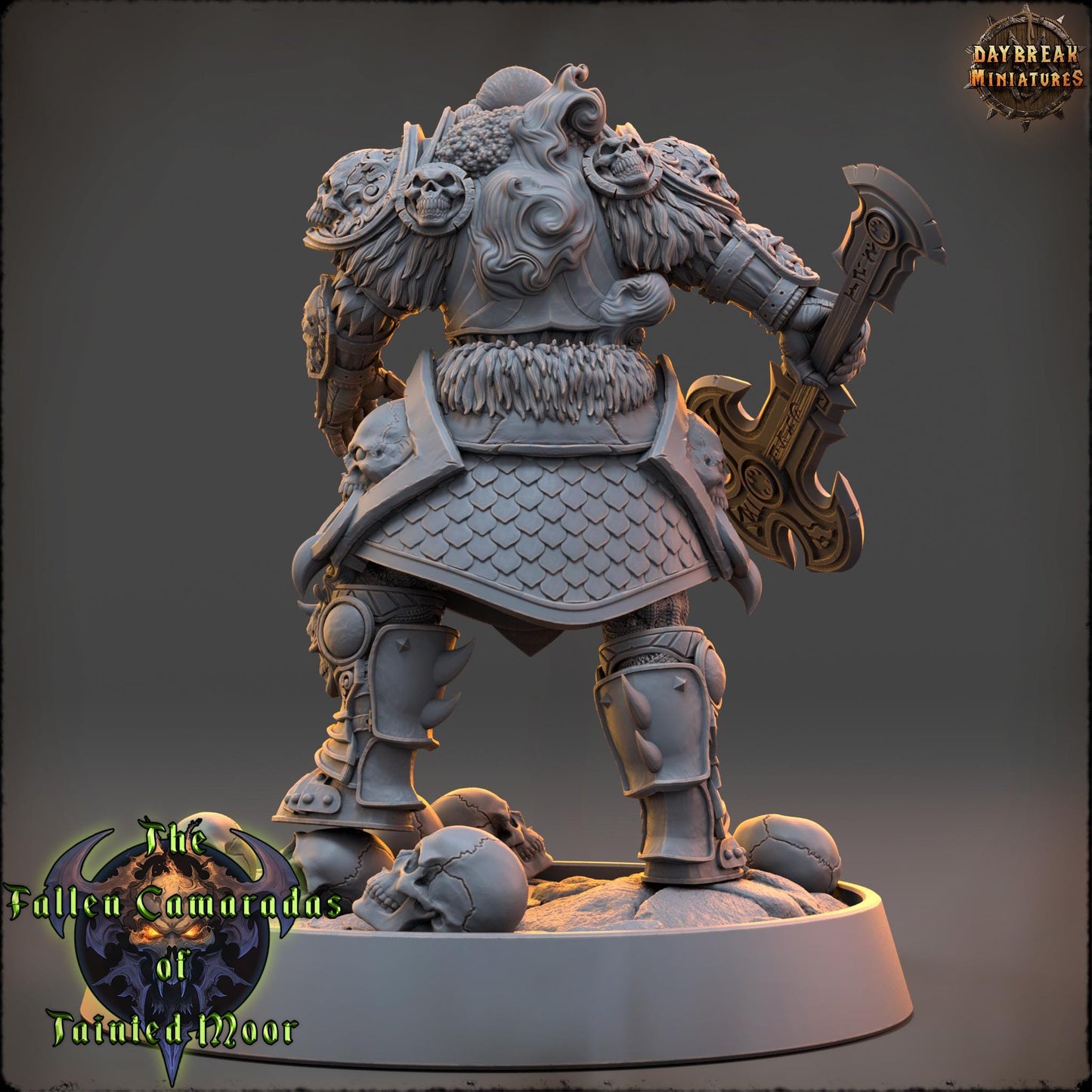 Undead Skeleton Spectral Overseer | DayBreak Miniatures | Compatible with D&D/AOS | Fantasy | Tabletop