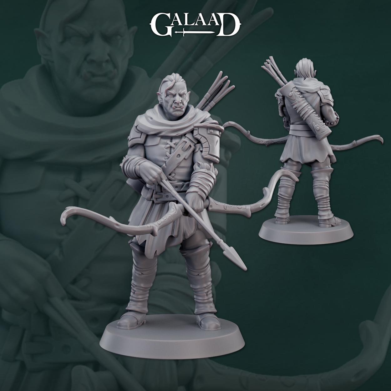 Ranger Warband | Galaad Miniatures | Compatible with D&D/AoS | Fantasy | Tabletop RPG
