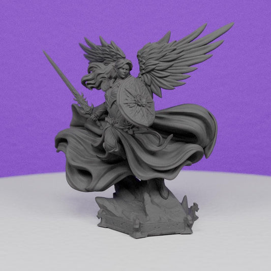 Female Elf Paladin Dynira | TPK Lab | Compatible with D&D/AoS | Fantasy | Tabletop RPG