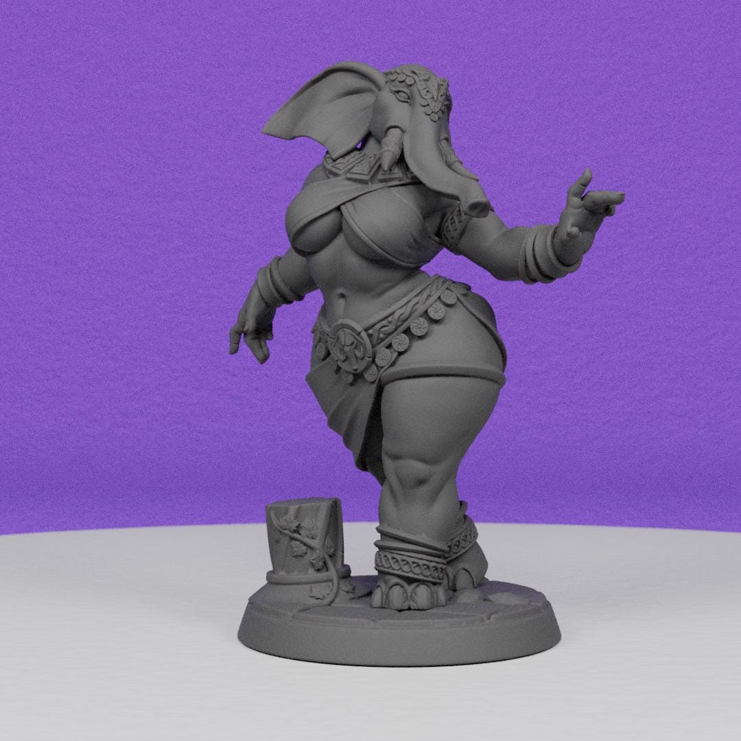 Ivory Sentinel Invoker Gea | Artisan Guild Miniatures | Compatible with D&D/AoS | Fantasy | Tabletop RPG