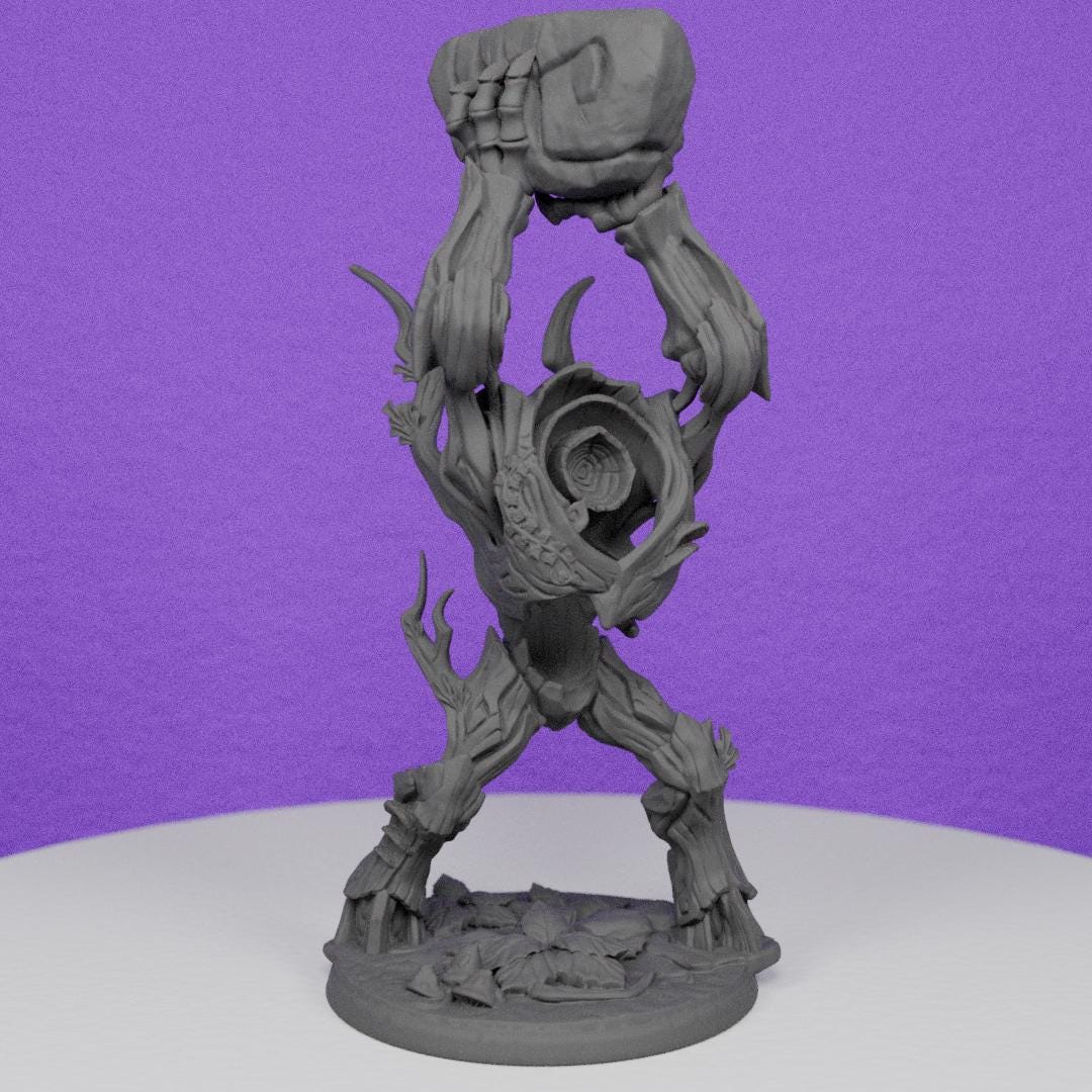 Barkwraith Spriggans Primordial | Artisan Guild Miniatures | Compatible with D&D/AoS | Fantasy | Tabletop RPG