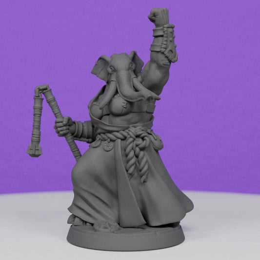 Female Ivory Priest | Artisan Guild Miniatures | Compatible with D&D/AoS | Fantasy | Tabletop RPG