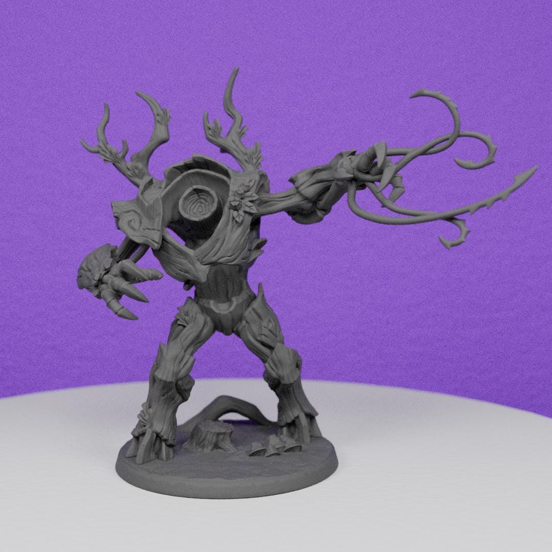 Barkwraith Spriggans Primordial | Artisan Guild Miniatures | Compatible with D&D/AoS | Fantasy | Tabletop RPG