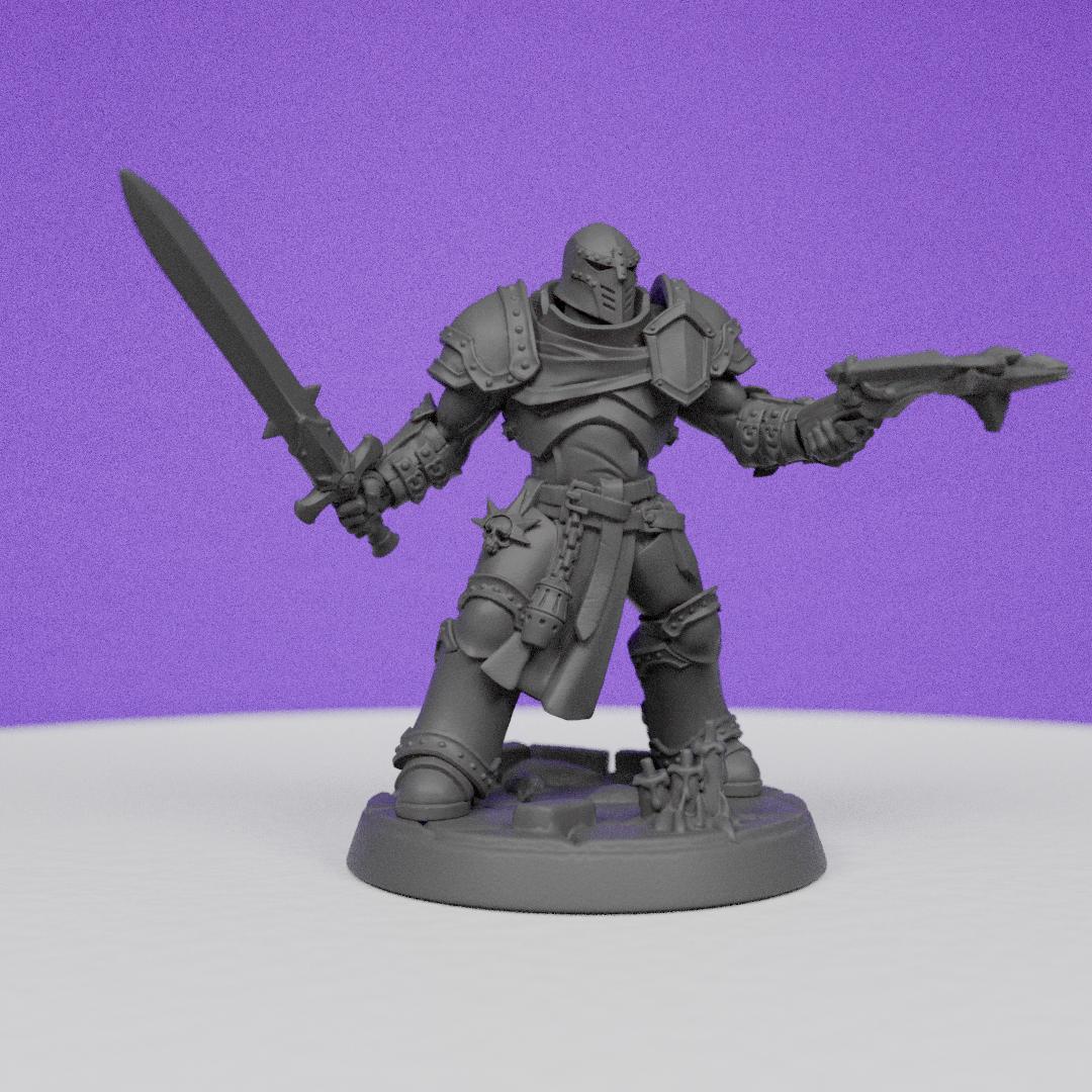 Malakim Vindicator | Artisan Guild Miniatures | Compatible with D&D/AoS | Fantasy | Tabletop RPG
