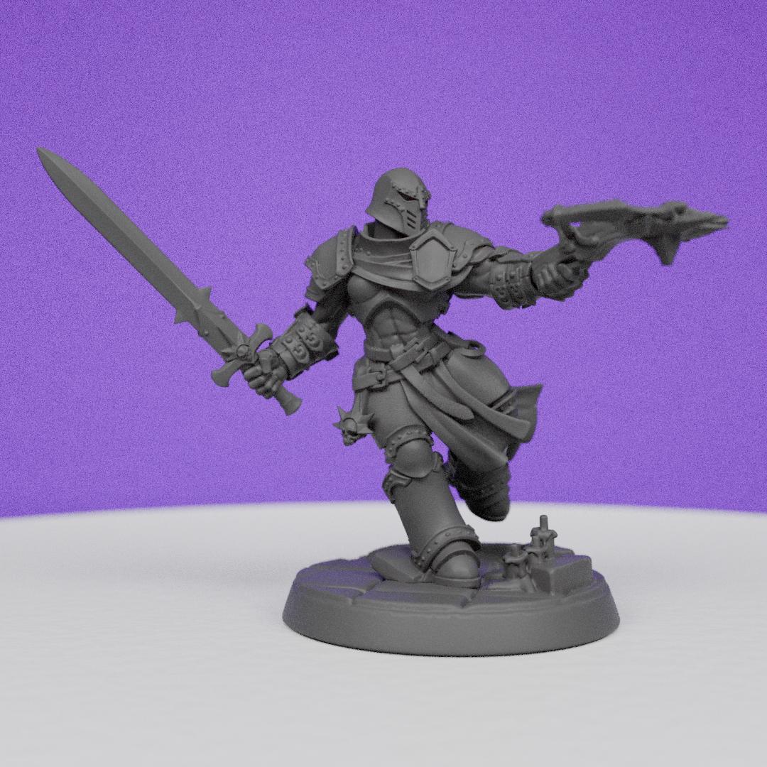 Malakim Vindicator | Artisan Guild Miniatures | Compatible with D&D/AoS | Fantasy | Tabletop RPG