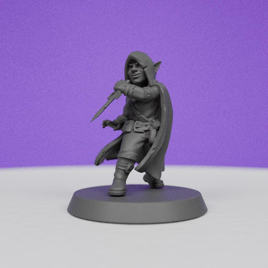 Female Goblin Assassin | Galaad Miniatures | Compatible with D&D/AoS | Fantasy | Tabletop RPG