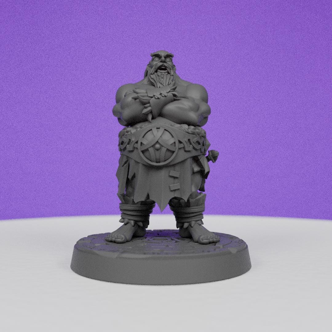 Northwind Vikings Big Man | CastnPlay | Compatible with D&D/AoS | Fantasy | Tabletop RPG